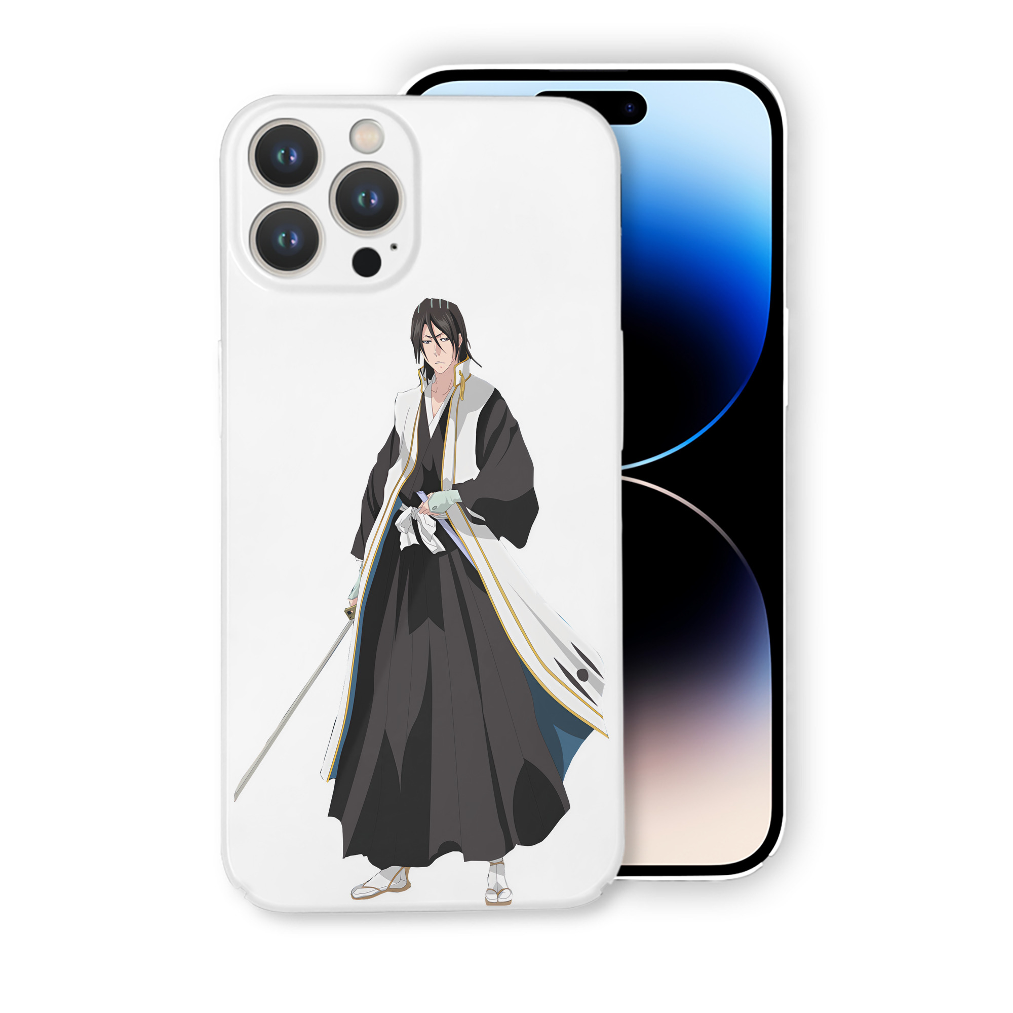 （画像用） ブリーチ くちき びゃくや BLEACH Kuchiki Byakuya 【iPhone 14シリーズ対応】ハードケース